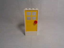 LEGO Yellow Door w/ White Frame Parts &amp; Pieces - $1.82