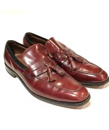 Allen Edmonds Loafers Mens Biscayne 12 A Burgundy Leather Tassel Shoes V... - $54.31 CAD