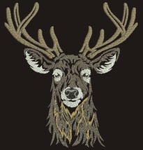 Whitetail Buck deer  Machine Embroidery Designs. - $4.25