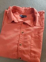 West Marine Shirt X-large Coral Scale Print Mariner  Button Up Short Sle... - $19.99