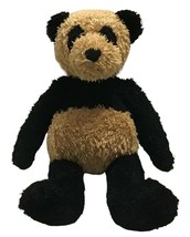 Happy Tymes Teddies to Go Plush Black Tan Teddy Bear 19&quot; Stuffed Plushie - £22.66 GBP