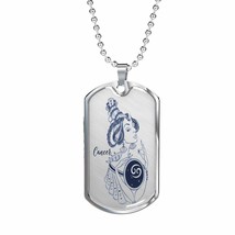 Cancer Constellation Horoscope Zodiac Dog Tag Stainless Steel or 18k Gol... - £37.79 GBP+