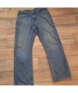 Vintage Wrangler Originals Relaxed Boot cut jeans men&#39;s sz 34x32 distressed - $462.73 MXN