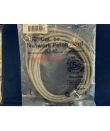 NETWORK PATCH CORD 350+ CAT 5e, RJ-45plugs, gold plated, UPC: 725310172093 - £3.61 GBP