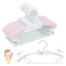 Baby Hangers For Closet - 20 Pack Baby Clothes Hangers,Adjustable Baby &amp; Kids Ha - £26.21 GBP