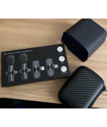 Wireless Microphones for iPhone/ipad/Android, (2 Mics with 2 Receivers) NEW - $45.79