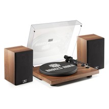 Vinyl Record Player, Hi-Fi System Bluetooth Turntable Players With Stere... - $388.54
