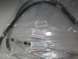 Toyota COROLLA CP AE86 CABLE ASSY PARKING BRAKE L&amp;R Center Set Genuine - £110.64 GBP