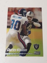 Charles Woodson Oakland Raiders 1999 Topps Stadium Club Chrome Card #27 - £0.76 GBP