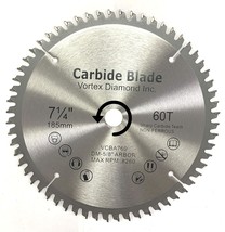 Vab 7-1/4Inch 60 Teeth Tct Non-Ferrous Metal Cutting, 7-1/4 Inch 60 Teeth - $38.93