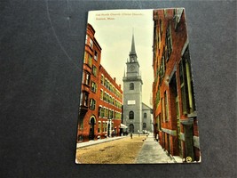 Old North Church (Christ Church), Boston, Massachusetts-1900s Unposted Postcard. - £7.03 GBP