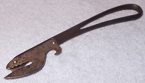 Vintage GEM Simple Hand Can Bottle Opener Camping Fishing Use - $6.00