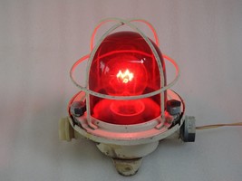 Red Maritime Salvaged Passageway Bulkhead Lights  Navigation Light Nautical - £77.09 GBP