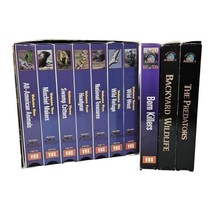 Wild America VHS Lot 10 Boxed Set Marty Stouffer Nature Show Born Killers 1999 - £18.96 GBP