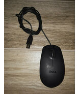 Genuine Dell Wired USB Three Button Optical Scroll Mouse MS111-L 09RRC7 - $12.50