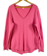 Gap Sweater Size XL Pink V Neck Womens Wool Blend Soft Girl Preppy Coast... - €51,53 EUR