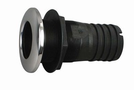 Attwood 68557 Stainless Cap Composite Thru-Hull 1.125 Straight Connector... - $13.94 CAD