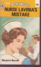 Norrell, Marjorie - Nurse Lavinia&#39;s Mistake - Harlequin Romance - # 1353 - £3.93 GBP