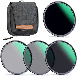 77Mm Fixed Nd4 Nd8 Nd64 Nd1000 Lens Filters Kit-Optical Glass Neutral De... - $203.99
