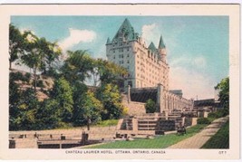 Ontario Postcard Ottawa Chateau Laurier Hotel Valentine - £1.62 GBP