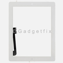 White Front Panel Touch Screen Glass Digitizer + Home Button Assembly Fo... - £25.57 GBP