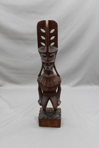 Vintage Tiki Figurine - Lono made in the Philippines - Wooden Figruine - £51.14 GBP