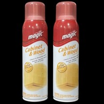 Magic Cabinet and Wood Cleaner Polish Aerosol 17oz New Discontinued Lot Of 2 Can - £114.64 GBP