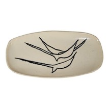 Seagul seaside Pottery serving Dish Tray Platter Plate Clay Hobbyist Signed  - £22.79 GBP