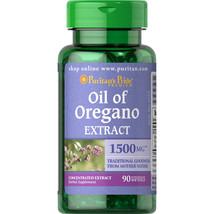 Puritan&#39;s Pride, Oil of Oregano Extract 1500 mg-90 Softgels.. - $29.69