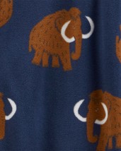 Carters Fleece Footed Pajama Blanket Sleeper Size 8 Kids Woolly Mammoth ... - £22.37 GBP