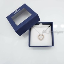 NIB Swarovski 5179673 Cupid Pendant Heart 4 Styles in 1 Crystal Silver Rose Gold - £62.91 GBP
