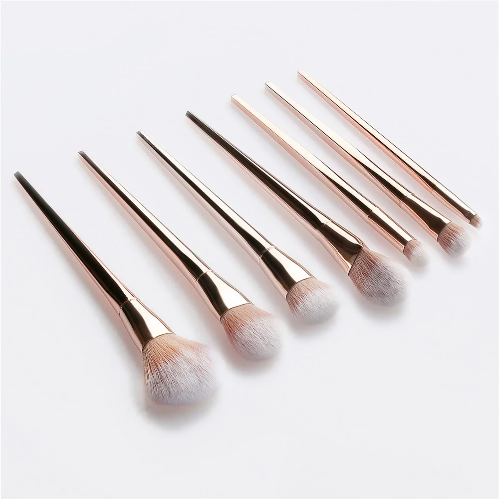 Makeup Brushes Set kit Purple Gold Handle Kwasten Eyebrow Eyeshadow Foundation C - £23.64 GBP