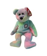 Ty Beanie Baby Ty Dye Birthday Bear BB Bear 1999 with tags - £7.42 GBP