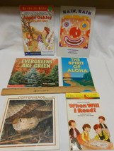  Lot 6 Kids picture Story Books all ages Rain Rain Snakes &amp; More Junk Drawer - £5.55 GBP