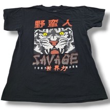 Fashion Nova Shirt Size Medium M Tiger Savage Tokyo Japan Graphic Print ... - $33.65