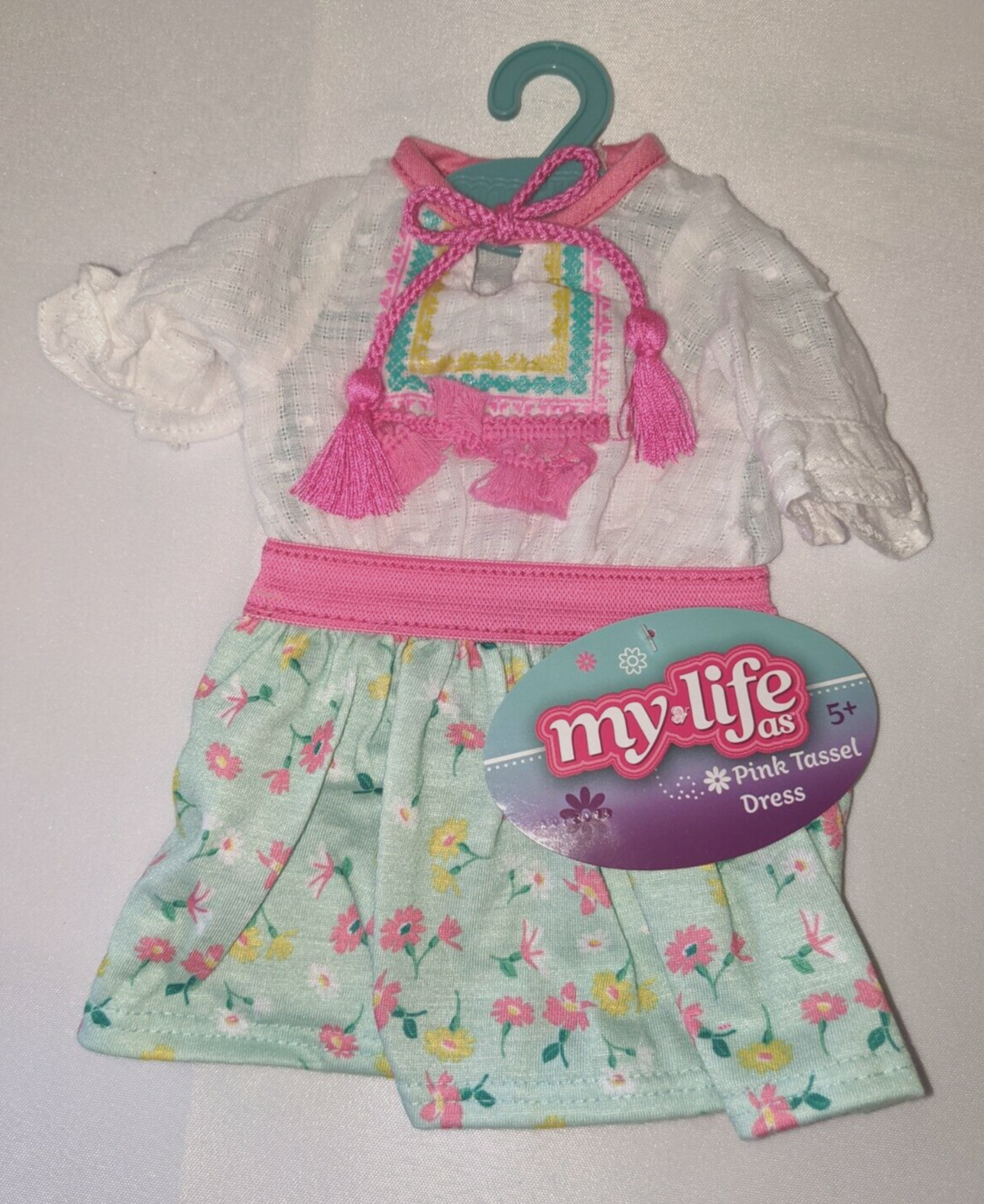 My Life AS Pink Tassel Dress NWT 18" Doll Fit - $14.50