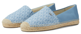 Womens Michael Kors Kendrick Slip-On Chambray Blue Espadrille 9 M Signat... - $85.00