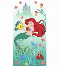 Little Mermaid Sunkissed Disney Licensed Beach Towel Super SOFT(27”x54”) - £17.79 GBP