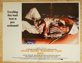 1974 Lobby Card Adventure Movie Poster GOLD Roger Moore Susannah York 74... - £12.56 GBP