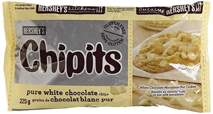 Hershey’s Chipits Pure White Chocolate Chips 8 bags 225g each Canadian  - $69.99