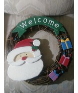 Seasonal Specialties Target Christmas Wreath Sticks Twig Santa Claus Wel... - $21.77