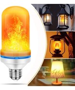 LED Flame Light Bulb Simulated Burn Fire Effect Xmas 4 Modes Flicker Lam... - £10.06 GBP