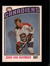 1976-77 O-PEE-CHEE #330 John Van Boxmeer Nmmt (Rc) Canadiens *X100266 - £19.96 GBP