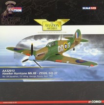 Corgi Aviation Archive Collector Series AA32013 Hawker Hurricane Mk II Diecast M - £237.52 GBP