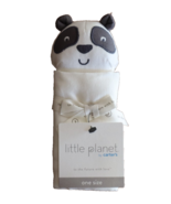 New Carters Little Planet Panda Lovey Security Blanket Cotton Muslin 202... - $392.33 MXN