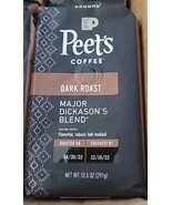 8 Peet&#39;s Dark Roast Ground Coffee Major Dickason&#39;s Blend 10.5 Oz (CB10) - £46.36 GBP