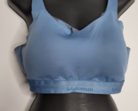 Lululemon Womens Sport Bra 36C Blue Wireless Athletic - £19.76 GBP