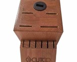 Cutco 13 Slot Honey Oak Wood Knife Block Made In USA  - £15.60 GBP