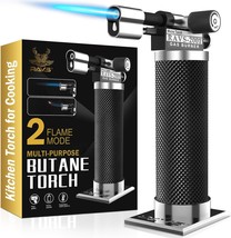 Ravs Butane Torch Lighter, Dual Flame Mode Kitchen Torch Cooking Torches, - £32.01 GBP