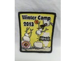 Winter Camp 2013 Illinois District Hook And Loop Embroidered Patch 3&quot; X ... - £21.80 GBP